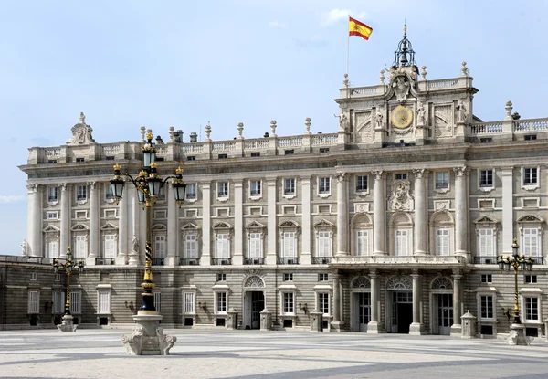 Kungliga slottet, madrid - palacio real — Stockfoto