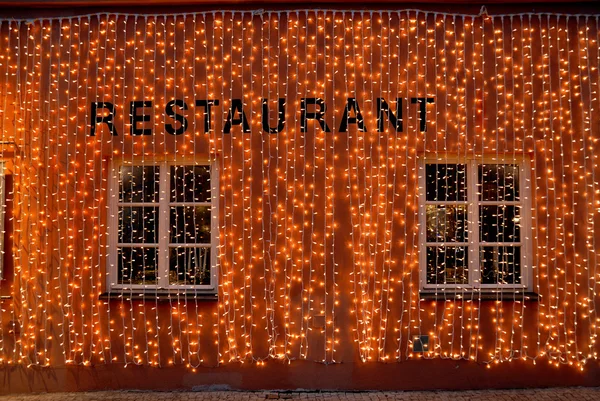 Exterior of a restaurant