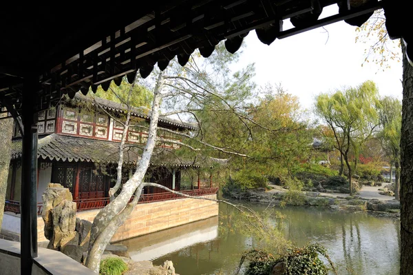 Κήπο του το ταπεινό διαχειριστή, suzhou, Κίνα — Φωτογραφία Αρχείου