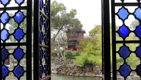 Jardín del administrador humilde, Suzhou, China — Foto de Stock
