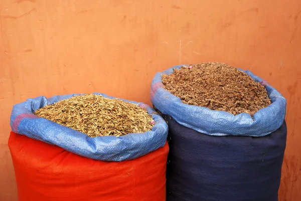Spices at the market in the souk — Stock Photo, Image