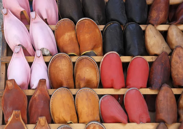 摩洛哥手工鞋 — 图库照片