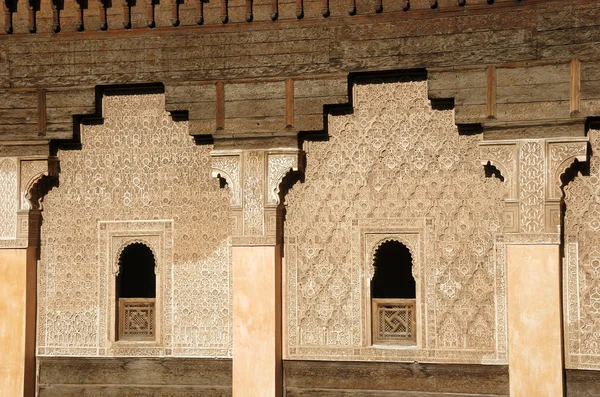 Ali ben youssef madrassa in marrakesch, Marokko. — Stockfoto
