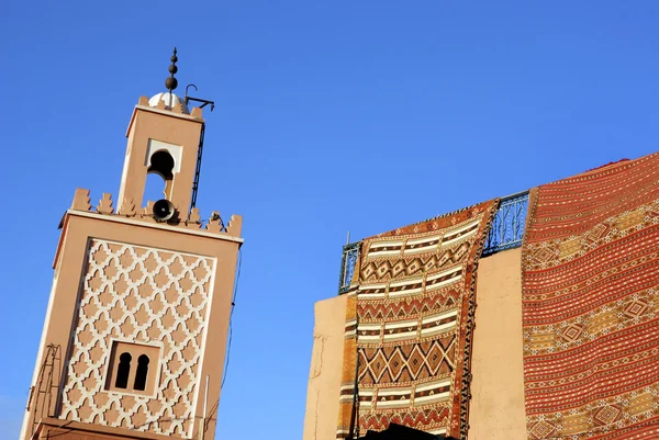 Tapetes marroquinos para venda — Fotografia de Stock