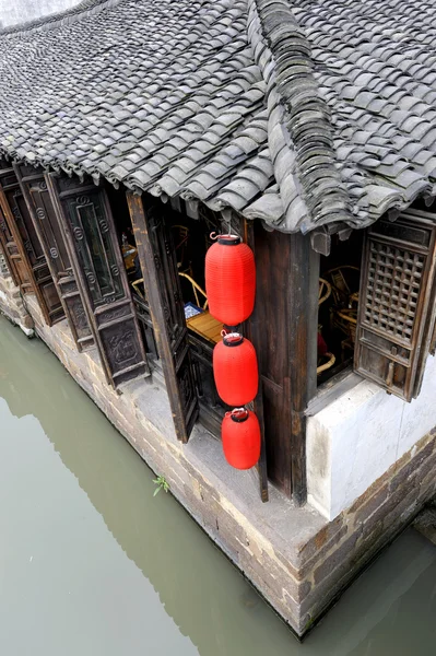 Old traditional tea house in Wuzhen — Stock Photo, Image