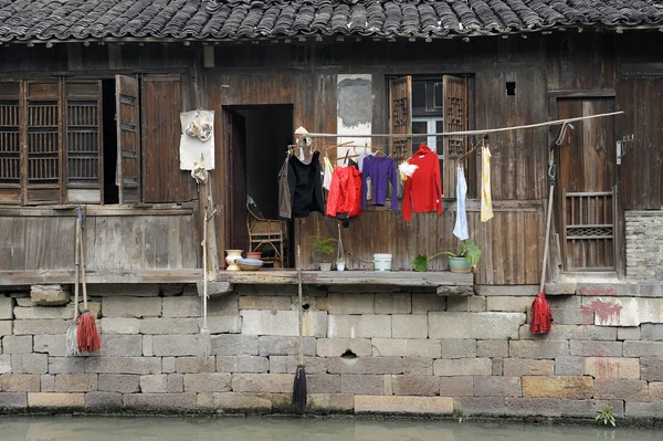 Çin, su Köyü wuzhen shanghai — Stok fotoğraf