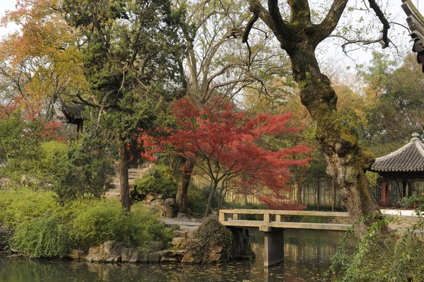 Tuin van de bescheiden beheerder, suzhou, china — Stockfoto
