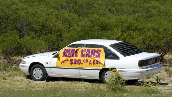 Прокат автомобілів — стокове фото
