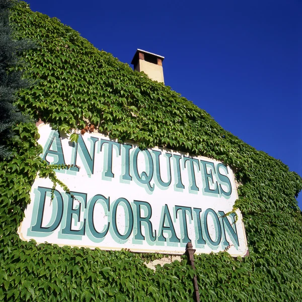 Antiques Sign — Stock Photo, Image
