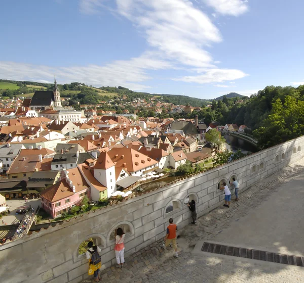 View at Cesky Krumlov in Czech Republic — Stock Photo, Image