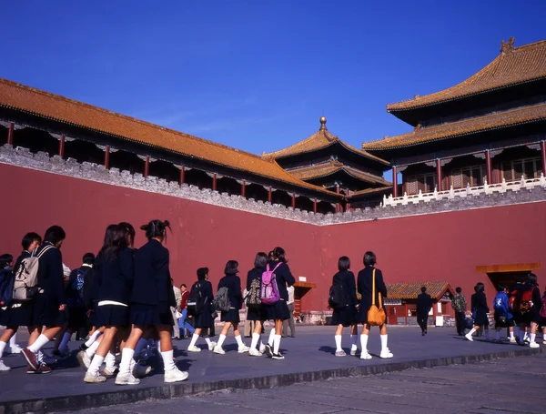 Eingang der verbotenen Stadt in Peking — Stockfoto