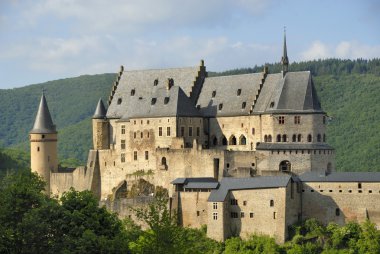 The old castle of Vianden clipart