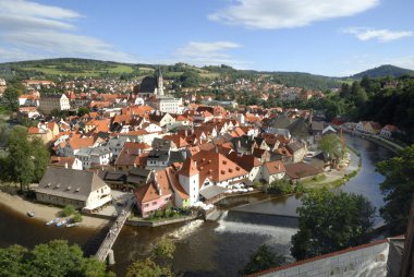 View at Cesky Krumlov clipart