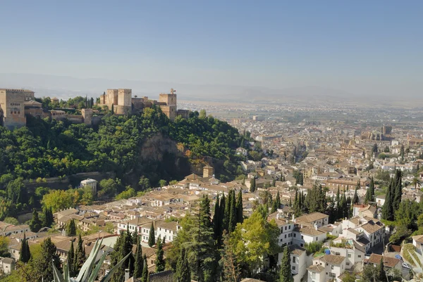 Granada och alhambrah — Stockfoto