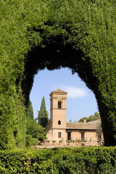 A Alhambra em Granada Espanha — Fotografia de Stock