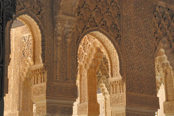 Detail of the interior of The Alhambra — Stock Photo, Image