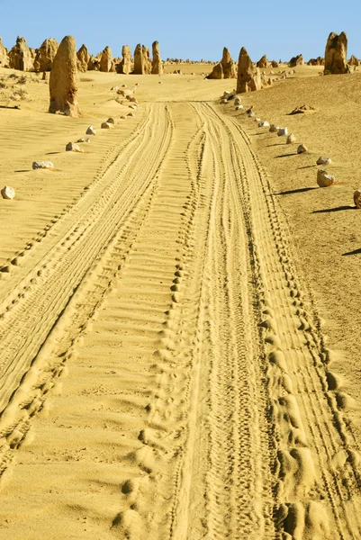 Pinnacles deserto in Australia Occidentale — Foto Stock
