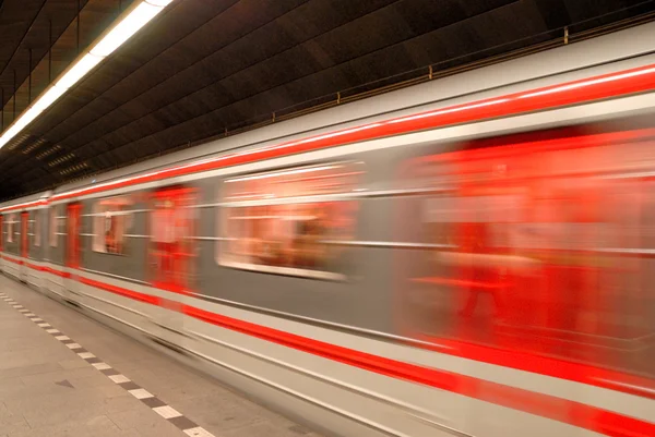 Ondergronds spoorwegstation — Stockfoto