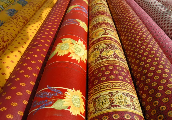 Various coloured fabrics — Stock Photo, Image