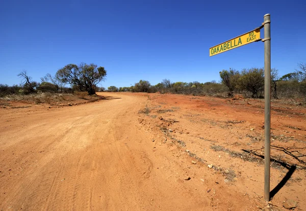 Straße durch das Outback — Stockfoto