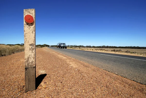 Road through the Nullarbor desert — Stock Photo, Image