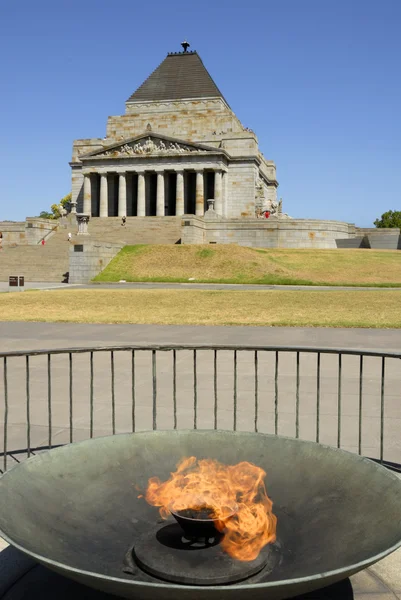 War Memorial kegyhely Melbourne-ben — Stock Fotó