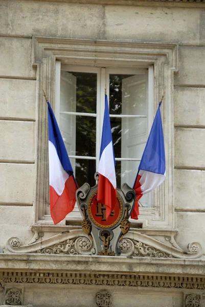 Французький прапори — стокове фото