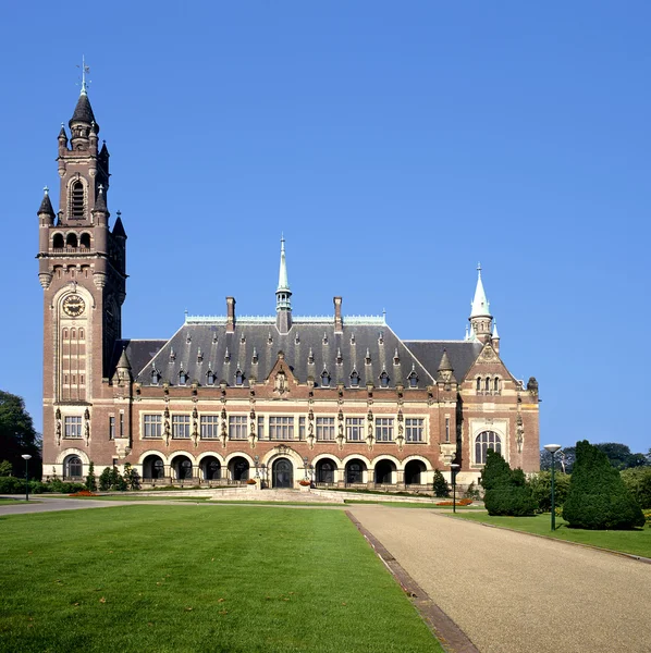 Paláci míru v Haagu (Holandsko) — Stock fotografie