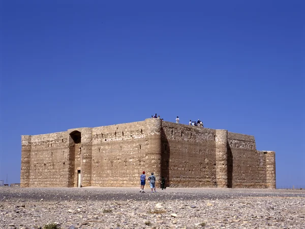 Qasr al kharanah або harrana. пустеля замок. Йорданія. — стокове фото