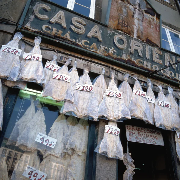 Antigua tienda de bacalhau — Foto de Stock