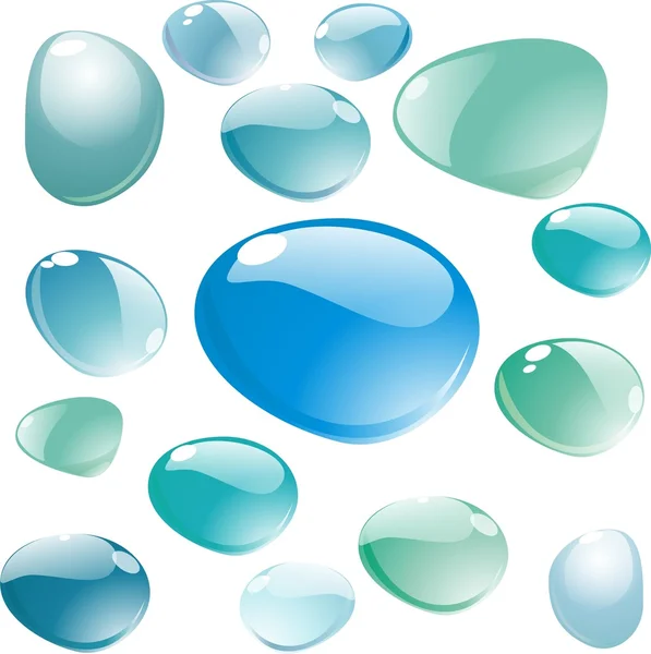 stock vector Blue stones