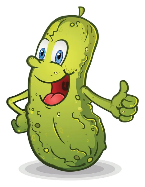 Pickle Thumbs Up — Stock Vector