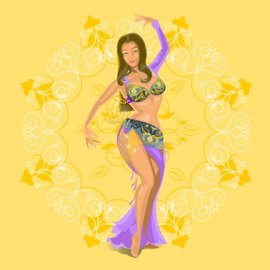 Belly dance clipart