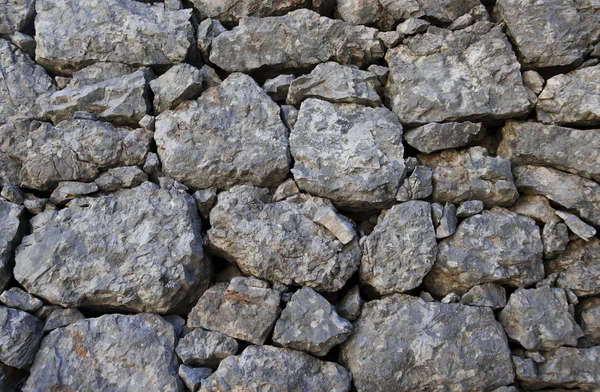 第一次世界大戦中に建てられた強力な石灰岩壁 — ストック写真
