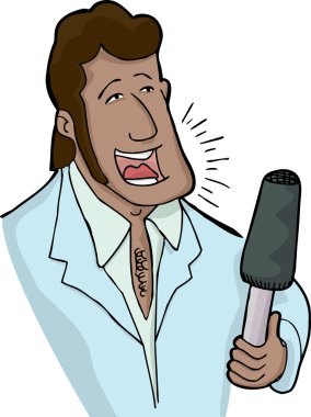 Latino Singer clipart