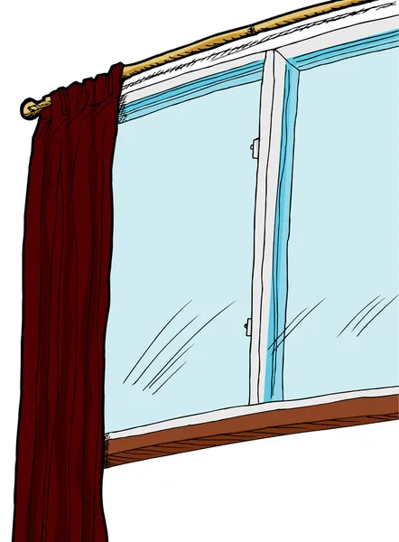 Kapalı pencere — Stok Vektör