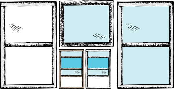 Generiske vinduer – stockvektor