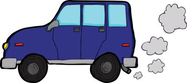 Polluting Vehicle clipart