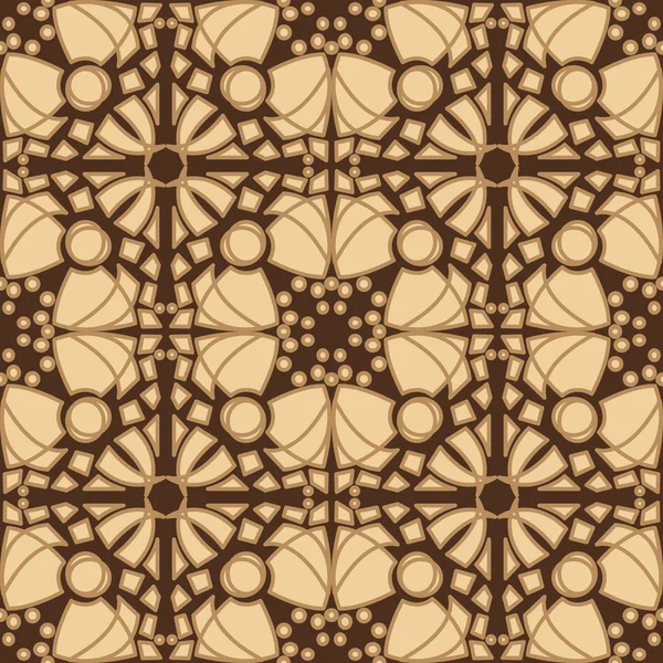 Seamless Brown Tiles — Stock Vector