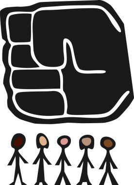 Big Fist Over clipart