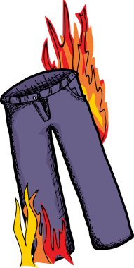 Pants On Fire clipart