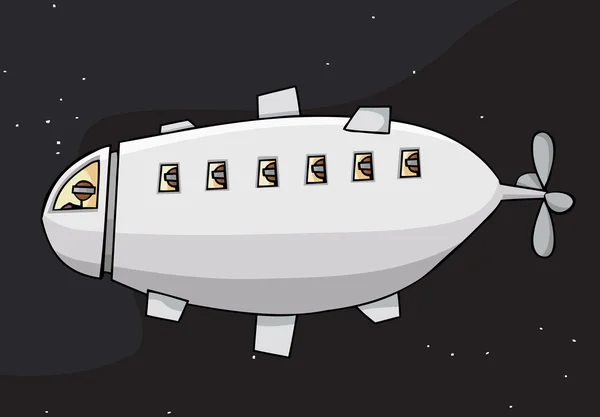 Space Blimp — Stock Photo, Image
