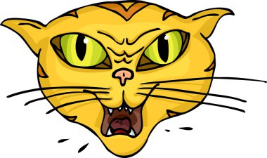 Cat Hiss clipart