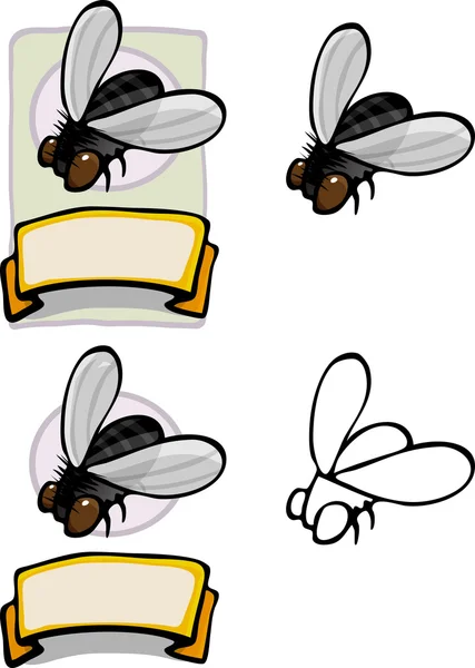 Design de mosca doméstica orgânica — Fotografia de Stock