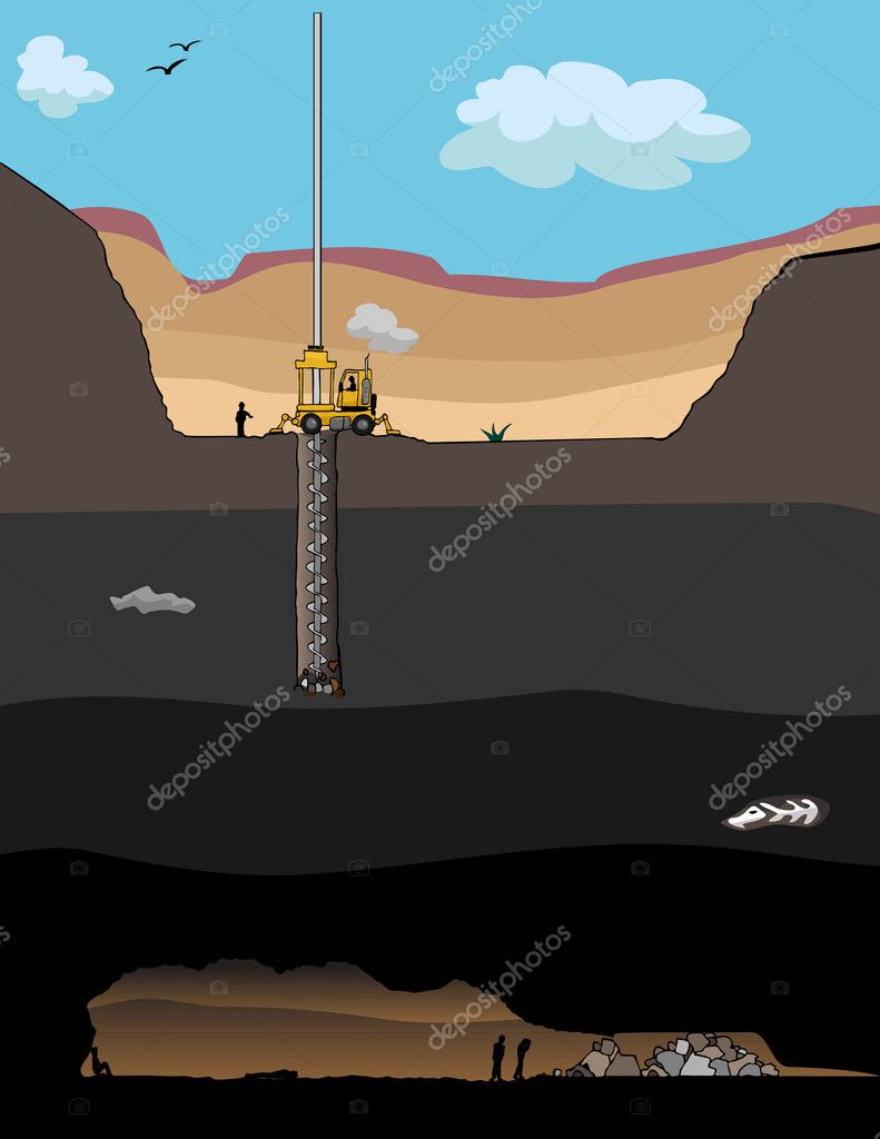 Miner Rescue Operation — Stock Photo © theblackrhino #8403439