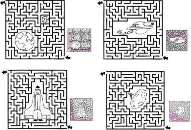 Space Maze I clipart