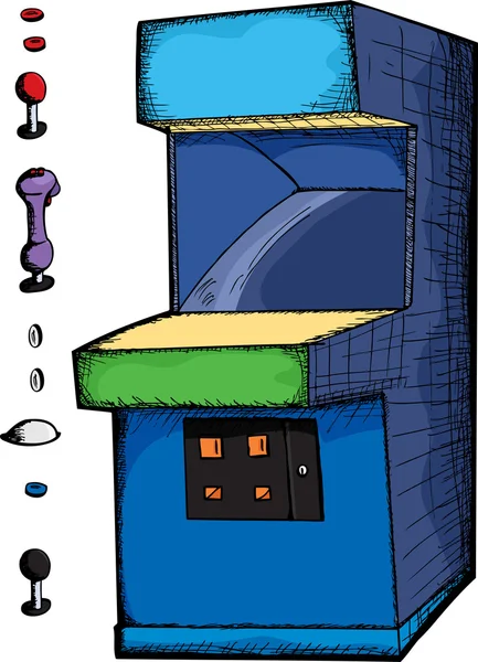 可自定义的街机游戏 — 图库矢量图片