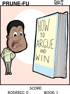 Argument With Book clipart