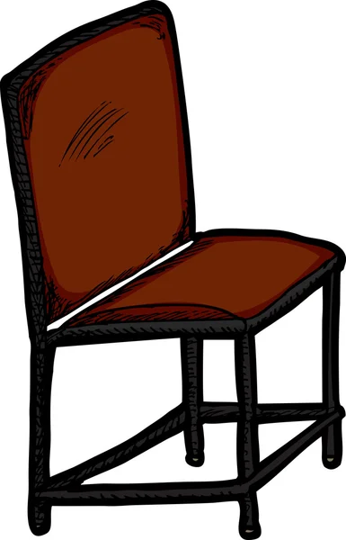Καρέκλα πάνω από λευκό — Διανυσματικό Αρχείο