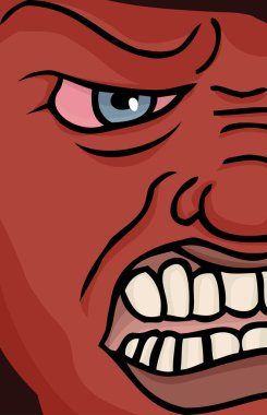 Enraged Face clipart